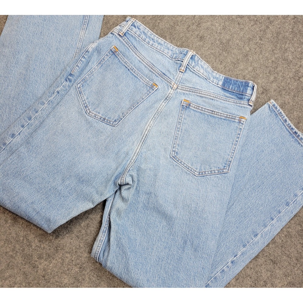 Abercrombie Fitch Jeans Womens 31/12L Blue Denim High Rise The 90s Relaxed